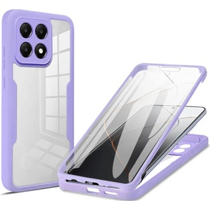 Techsuit Калъф за Xiaomi Poco F6 Pro + Протектор - ColorVerse 360 Series - Лилав