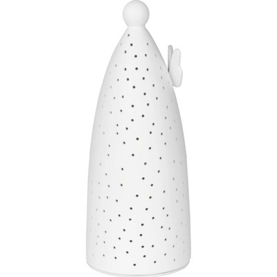 räder Porcelánový svícen Angel 27 cm, bílá barva, porcelán