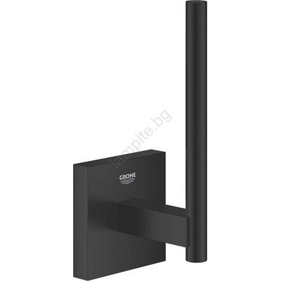 GROHE 409792430 - Държач за резервен рулон тоалетна хартия START CUBE 13, 4x6 cm черен (GH1308)