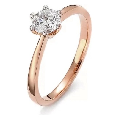Blink Blink Zásnubný prsteň z ružového zlata s lab-grown diamantom 1152RLG