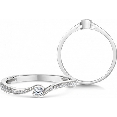 Sofia Diamonds zlatý zásnubný prsteň CK50004481255
