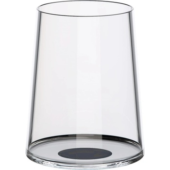 Trebonn Комплект 2 бр кристални чаши за бяло вино Trebonn SplitGlass 2025120, 280 мл, Ø7.3x9 см, Модулна система, Черен (SplitGass 2025120)