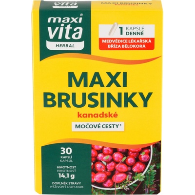Vitar maxi vita herbal kanadské maxi brusinky 30 kapslí