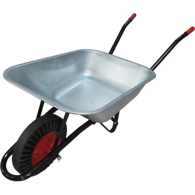 TOPTRADE fúrik, ťahaná korba pozink, koleso bantam, 80 l