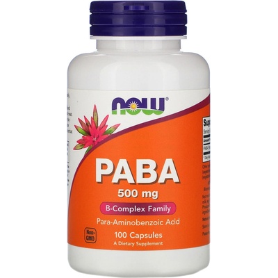Now Foods Foods PABA 500 mg 100 kapslí