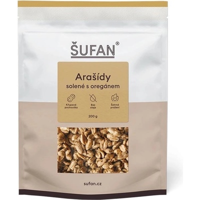 Šufan Arašidy solené s oreganom 200 g