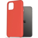 Púzdro AlzaGuard Premium Liquid Silicone Case iPhone 11 červené