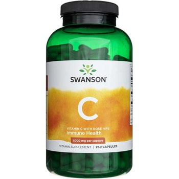 Swanson Vitamín C 1000 mg s Šípkem 250 kapslí