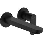 Hansgrohe Rebris S - Смесител за мивка за вграждане, с две дупки, черен мат 72528670 (72528670)