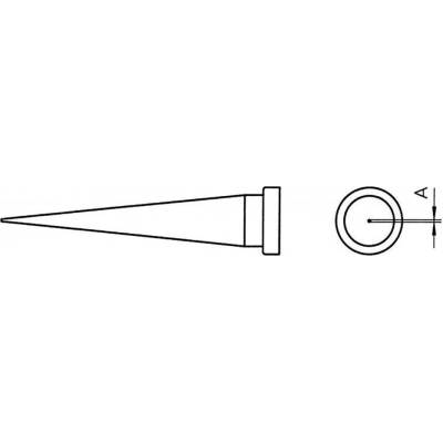 Weller LT T spájkovací hrot kónický Dĺžka hrotov 13 mm Obsah 1 ks