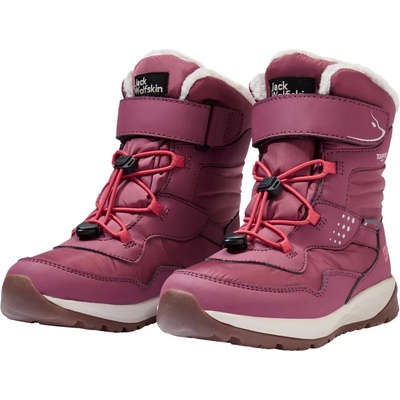 Jack Wolfskin Детски зимни ботуши Jack Wolfskin Kid's Polar Bear-G Texapore High VC Winter boots - Raisin - размер 30 (EU) (702-3857-0315)