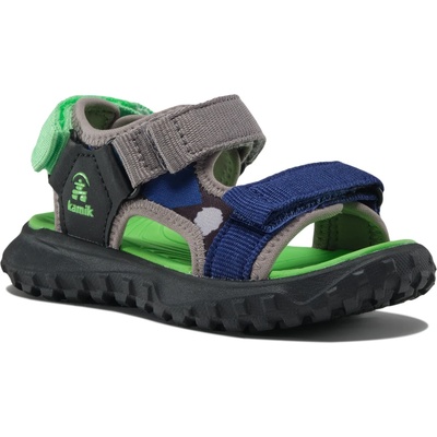 Kamik Детски сандали Kamik Kid's Harbort Sandals - Black / Charcoal - размер 22 (EU) (702-4046-0112)