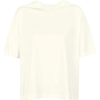 SOĽS Boxy Dámské oversize triko SL03807 Creamy white