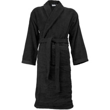 The One Towelling župan organic bathrobe z bio bavlny antracitová