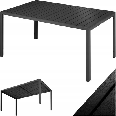 Tectake Záhradný stôl Bianca z hliníka a plastu 150 x 90 x 74,5 cm