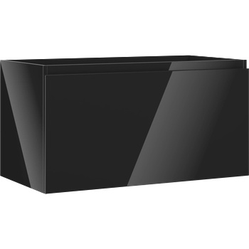 Mexen Orio шкаф за мивка 90 см, 1 чекмедже, черен гланц - 91A10-09047-1-BF70 (91A10-09047-1-BF70)