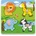 Viga Toys Пъзел с дръжки Viga - Диви животни (50840)