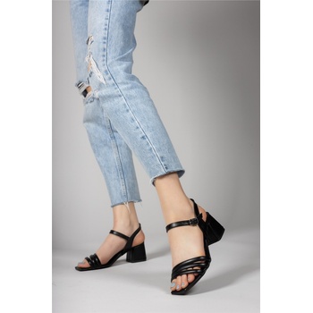 Riccon Дамски сандали 0012355 - Черни #325971 (325971_Черно)