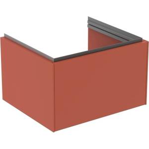 Ideal Standard Atelier Conca стенен шкаф с 1 чекмедже, червено-оранжев, 60 см (T4577Y3)