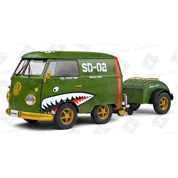 Image 1 of Solido 1: 18 Volkswagen KOOL KOMBI ЗЕЛЕН