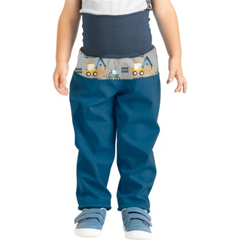 Unuo Batolecí softshellové kalhoty Basic s fleecem kobaltové Bagry