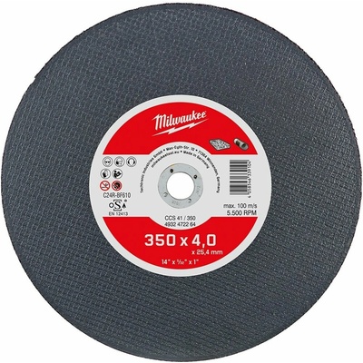 Milwaukee Rozbrusovací kotúč 350 x 4 mm 4932472264