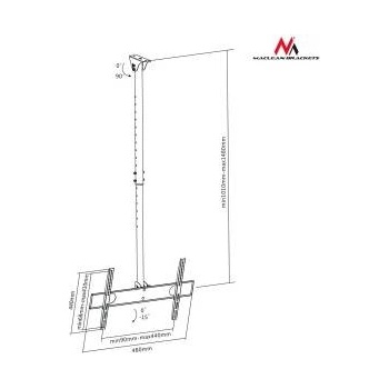 Maclean Ceiling Mount MC-631 32 - 55