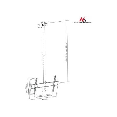 Maclean Ceiling Mount MC-631 32 - 55