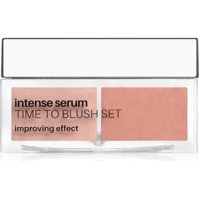 NEO MAKE UP Intense Serum Time To Blush Set pudrová tvářenka 02 Peach 6 g