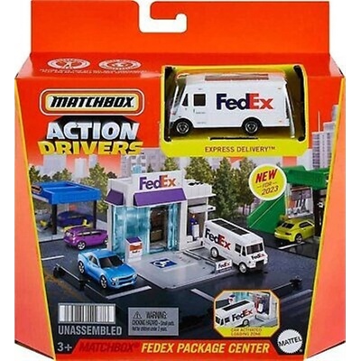 Matchbox Action Drivers Fedex package center