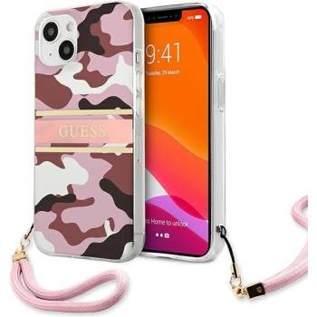 GUESS Калъф Guess GUHCP13SKCABPI, за iPhone 13 mini 5.4", розов (GUE001605-0)