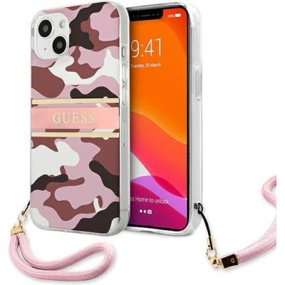 GUESS Калъф Guess GUHCP13SKCABPI, за iPhone 13 mini 5.4", розов (GUE001605-0)
