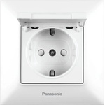 Panasonic КОНТАКТ С КАПАК БЯЛ PANASONIC Arkedia Slim (8681224540811)