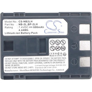 Cameron sino Батерия за фотоапарат -камера CANON NB2LH LiIon 7.4V 600mAh Cameron Sino (CS-NB2LH)