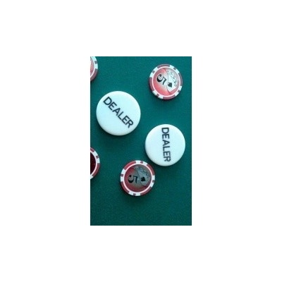 Poker dealer button