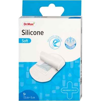 Dr. Max Silicone Plaster Ultra Sensitive 7,5 x 5 cm 5 ks