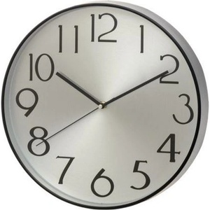 4LIVING Часовник за стена - цвят сребро - Ø 30 см (TB-4Living-292782-Silver)