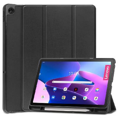 Силиконов калъф за Lenovo Tab M10 Plus 10.6 3rd Gen от Tech-Protect SC PEN - Черен (9589046922725)