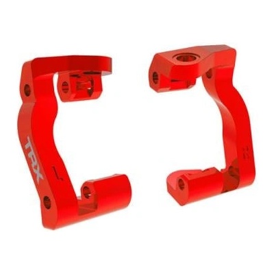 Traxxas алуминиево окачване на главината червено (чифт)