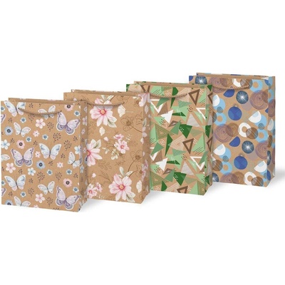 MFP paper Taška MFP dárková M KRAFT mix č. 7 190x250x90 5252896