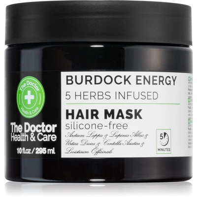 The Doctor Burdock Energy 5 Herbs Infused подсилваща маска За коса 295ml