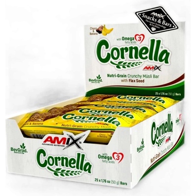 Amix Nutrition Cornella Musli Bar [25 x 50 грама] Шоколад с банан