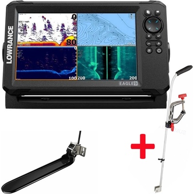 Lowrance sonar Eagle 9 sonda Tripleshot HD + držák sondy – Zboží Dáma