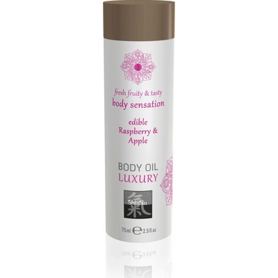 HOT Shiatsu Luxury Edible Body Oil Raspberry 75 ml