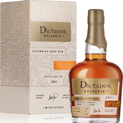 Dictador Episodo Uno American Oak cask 2001 41% 0,7 l (karton)