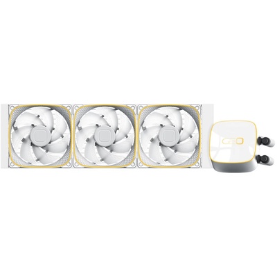 Водно охлаждане за процесор Geometric Future Eskimo Junior 36 White, съвместимост със сокети Intel LGA 1700/1200/115X/2066/2011-v3 & AMD AM5/AM4/AM3/AM3+/TR4 (1C253W0361000)