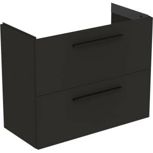 Ideal Standard i. life S стенен шкаф за шкафове с 2 чекмеджета, карбоново сиво, 80 см (T5295NV)