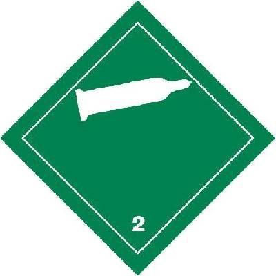 Značka Nehořlavé, netoxické plyny TŘ. 2.2 BZ ML734