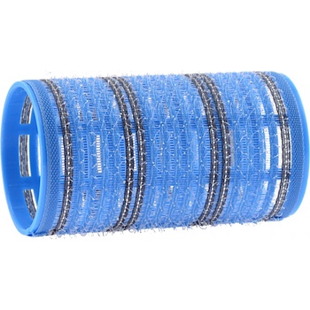 Samodržiace natáčky na vlasy Bellazi Velcro pr. 33 mm - 6 ks, modré (2810)