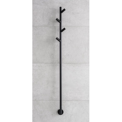 P.M.H. P. M. H. LS1B - Електрически сушилник за кърпи LISA 24W/230V 170 cm IP44 черен (PM0014)